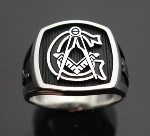 Masonic Ring in Sterling Silver ~ Style 003B