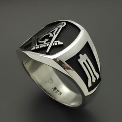 Masonic Ring in Sterling Silver ~ Style 006B