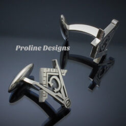Blue Lodge Square and Compass Cufflinks ~ style 039