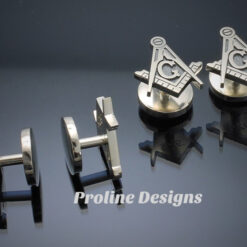 Blue Lodge Square and Compass Tuxedo Studs ~ set of 4 ~ style 038