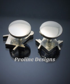 Blue Lodge Square and Compass Tuxedo Studs ~ set of 4 ~ style 038