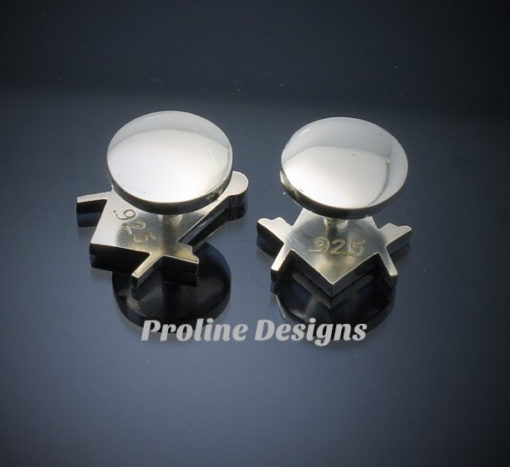 Blue Lodge Square and Compass Tuxedo Studs ~ set of 4 ~ style 038