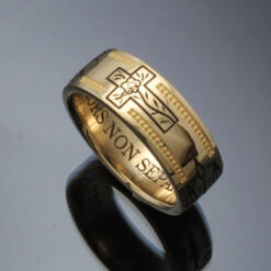 Handmade Masonic Ring in 14k Gold ~ Vintage Style 024