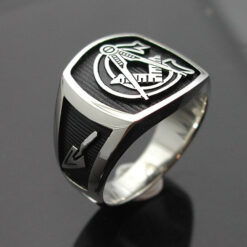 Masonic Ring in Sterling Silver ~ Style 003B