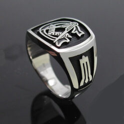 Masonic Ring in Sterling Silver ~ Style 003B