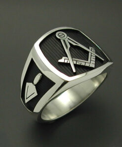 Masonic Ring in Sterling Silver ~ Style 006B no G