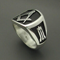 Masonic Ring in Sterling Silver ~ Style 006B no G