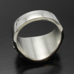 Shriner Scimitar Ring in Sterling Silver ~ Cigar Band Style 036