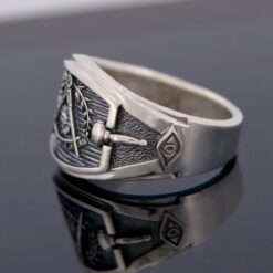 California Past Master Ring in Sterling Silver ~ Style 027CP