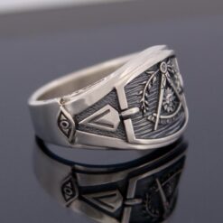 California Past Master Ring in Sterling Silver ~ Style 027CP