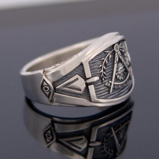 California Past Master Ring in Sterling Silver ~ Style 027CP