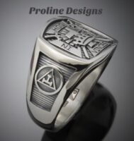 York Rite Ring in Sterling Silver ~ Style 017YR