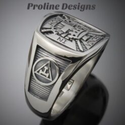 York Rite Ring in Sterling Silver ~ Style 017YR