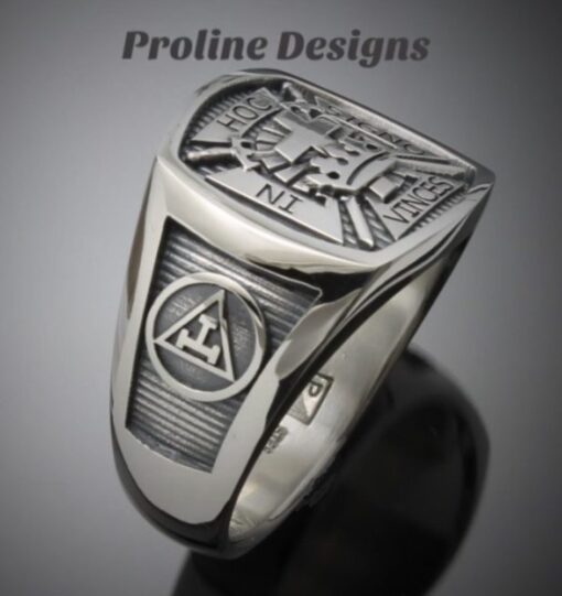 York Rite Ring in Sterling Silver ~ Style 017YR