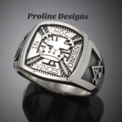 York Rite Ring in Sterling Silver ~ Style 017YR