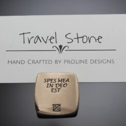 Masonic Travel Stone in Solid Bronze