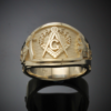 Scottish Rite and Shriner Ring in Gold