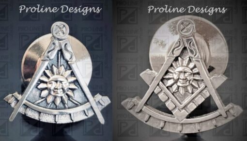 Past Master Lapel Pins in Sterling Silver