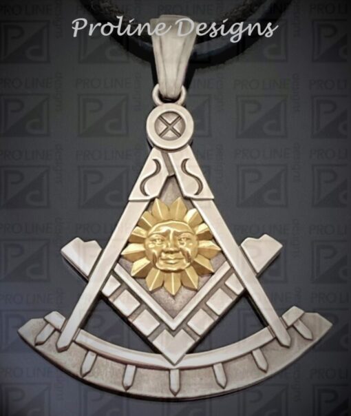 Two-tone Past Master Pendant ~ 009PM