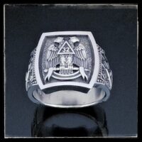 Stylish Scottish Rite Ring in Sterling Silver ~ Style 100S - ProLine ...