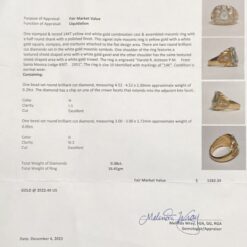 Vintage past master gold ring appraisal