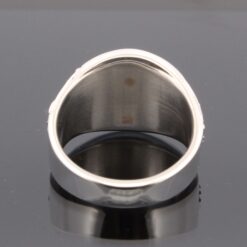 Past Master Scottish Rite and Shriner Ring in Sterling Silver and 18k gold