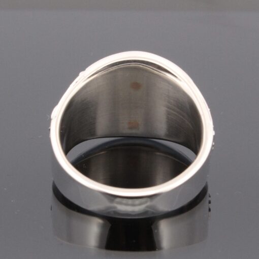Past Master Scottish Rite and Shriner Ring in Sterling Silver and 18k gold